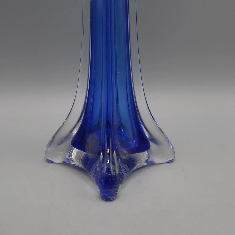 Cobalt Blue Eiffel Tower Bud Vase 12